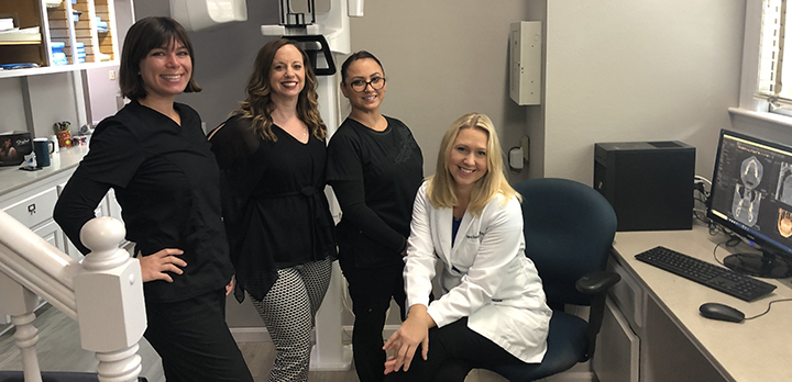 Your dental membership team in Placerville, Liel, Erica, Jackie and Dr. Dooley.